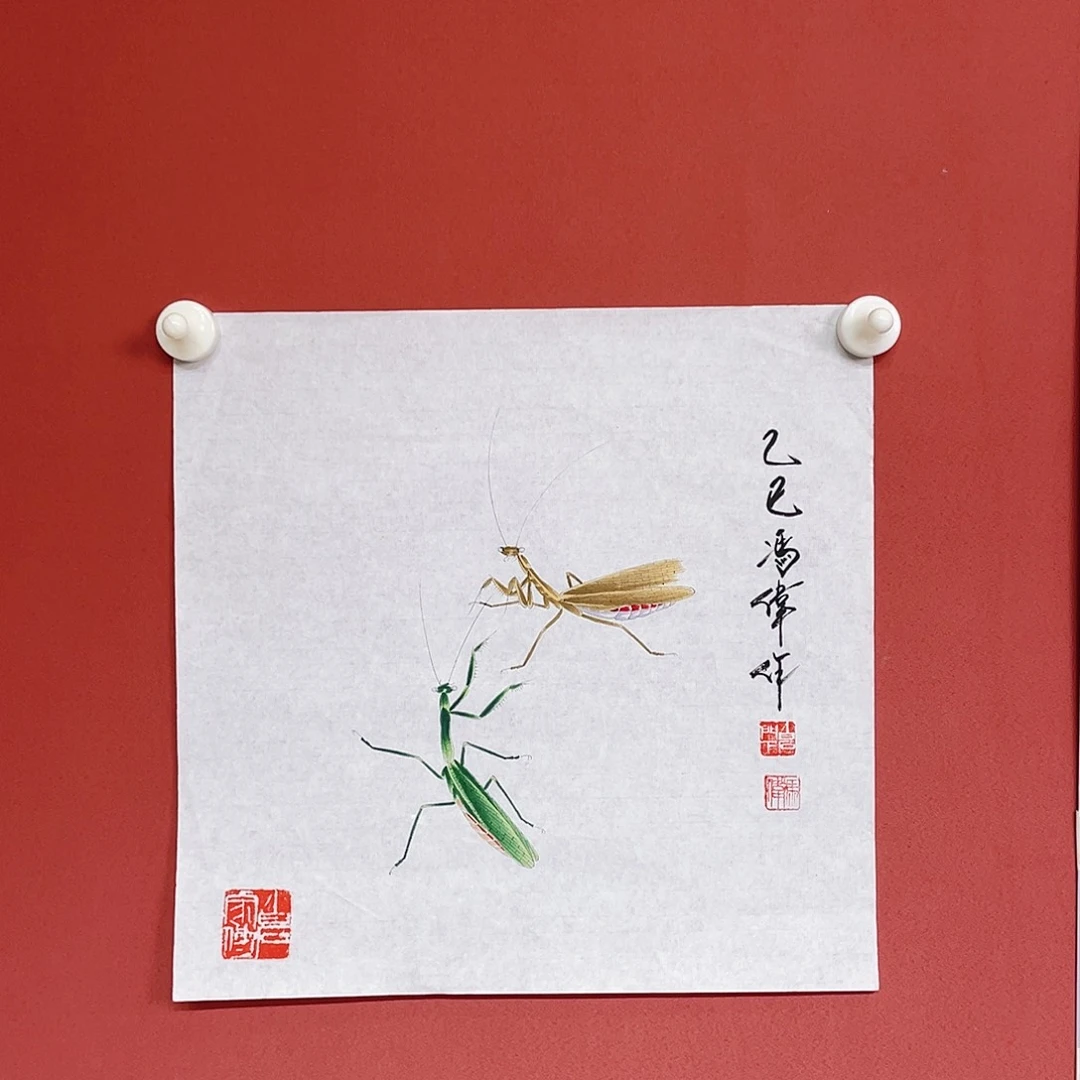 国画冯伟老师手绘国画作品音浩