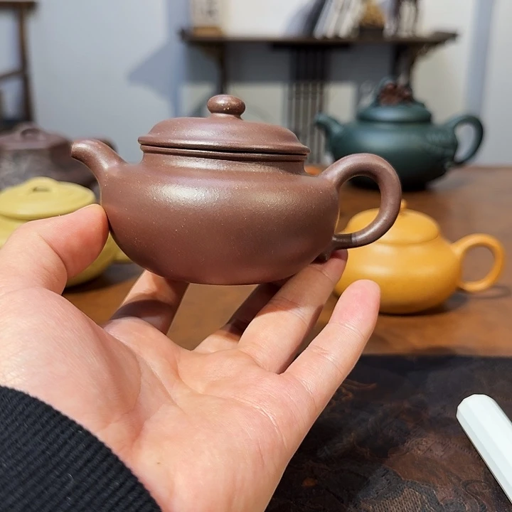 英***马紫砂茶壶原矿紫砂壶