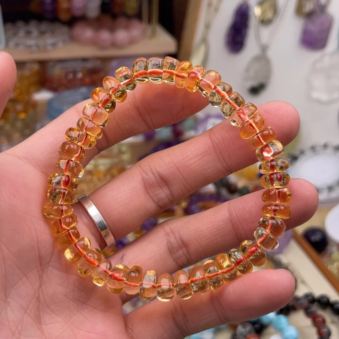 未镶嵌手链水晶黄水晶