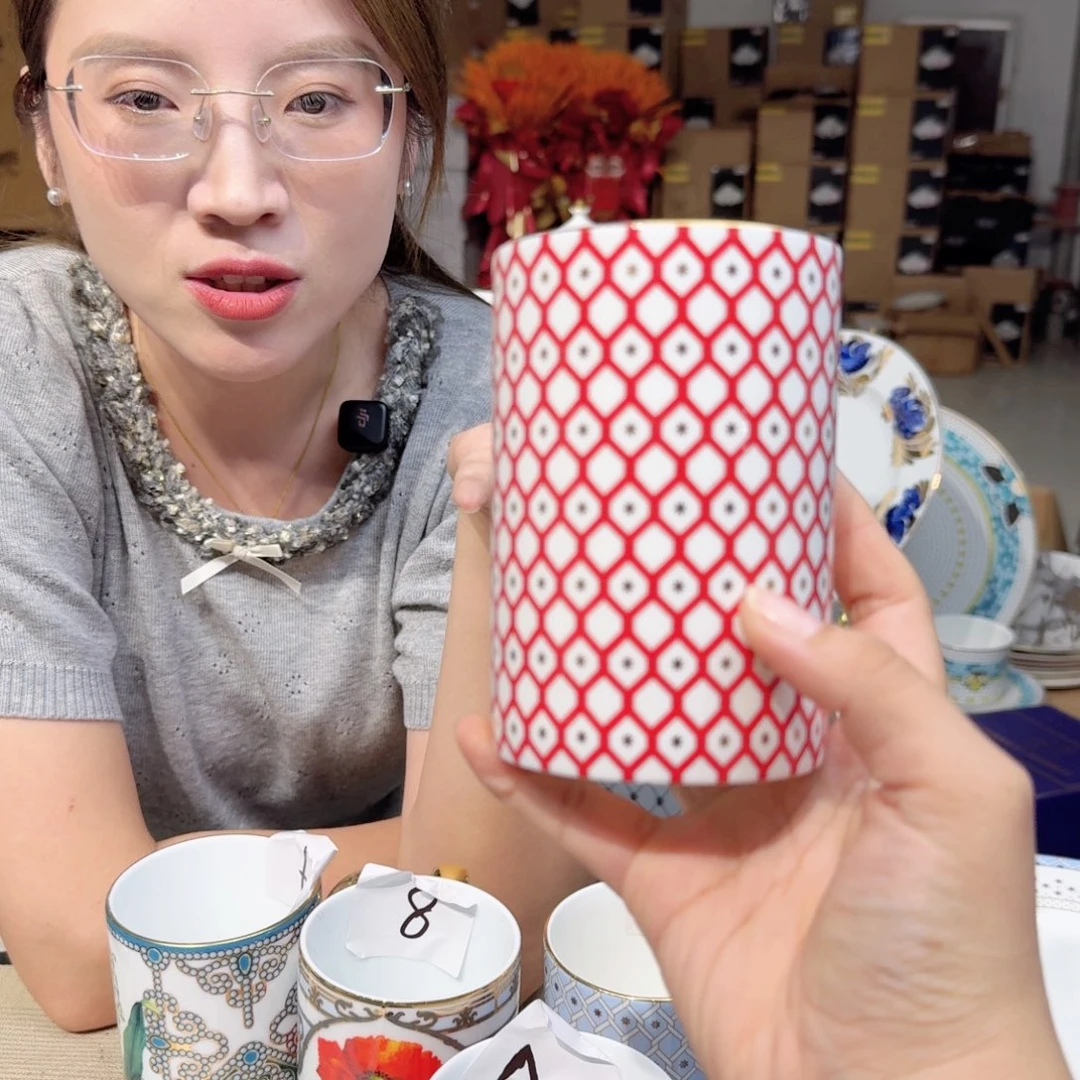 用***3骨瓷马克杯370ml一个外贸骨瓷