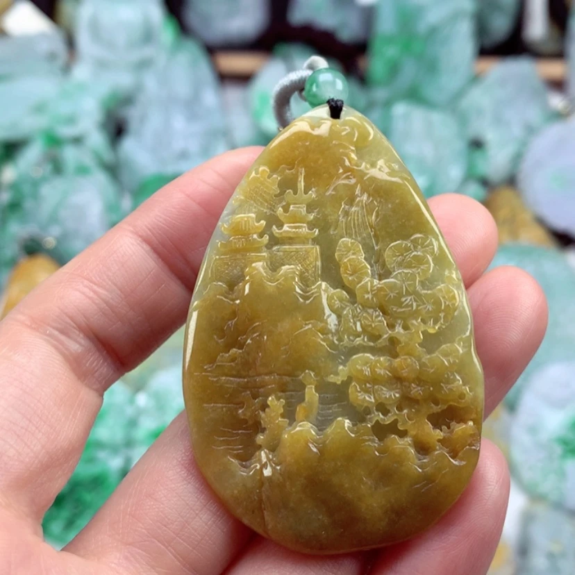 【闪购商品】翡翠吊坠(不含链)未镶嵌