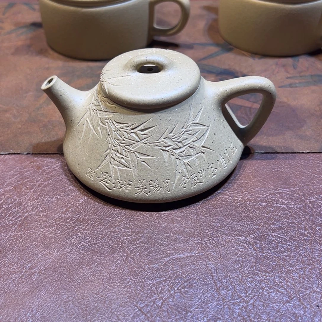 茶壶紫砂趣瓢 夹脂本绿