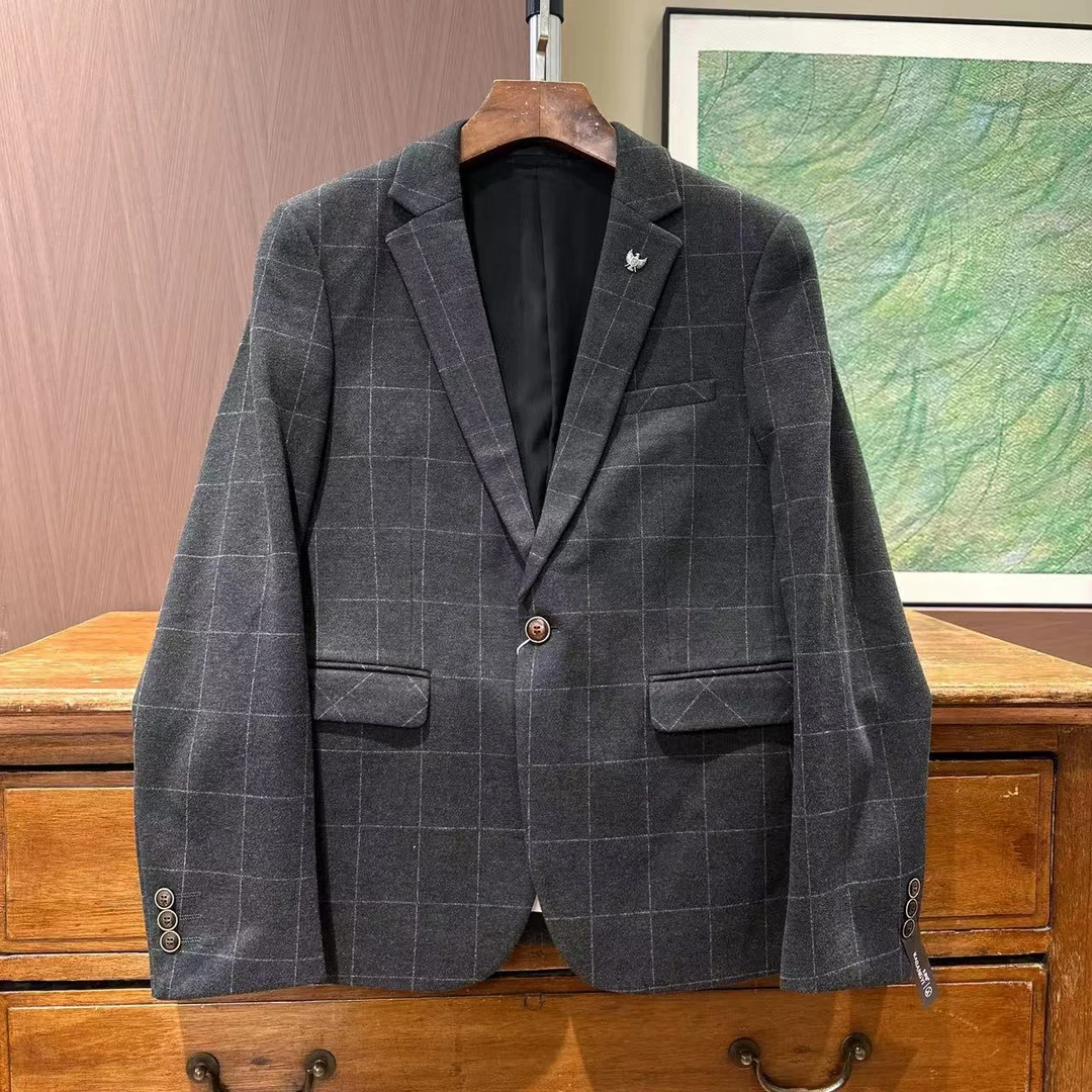 男人衣柜代工 男款轻商务休闲西装外套 A1987 DM24F391