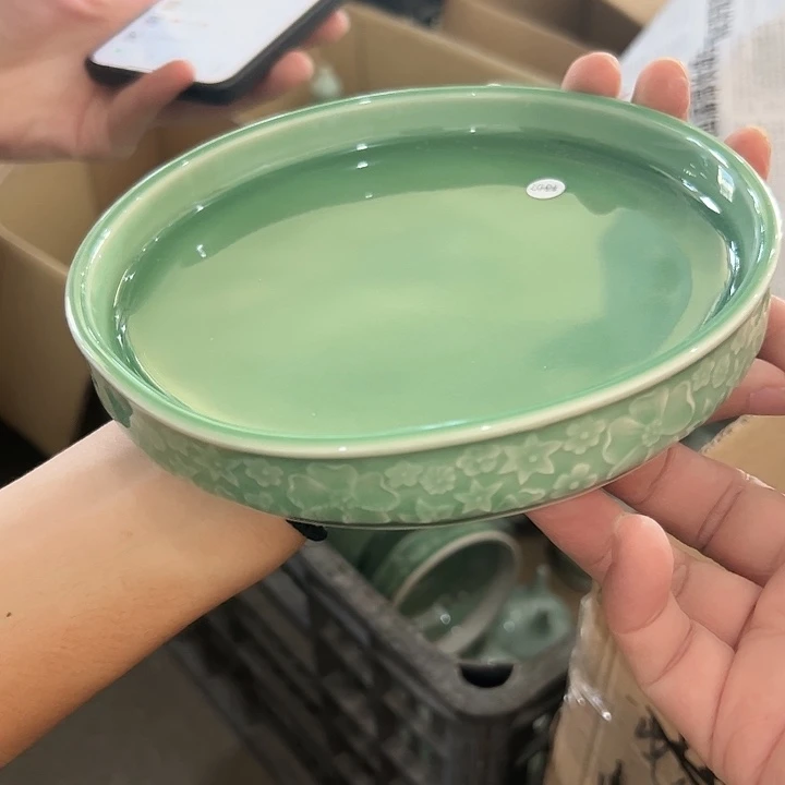 龙泉云间青瓷小米茶器