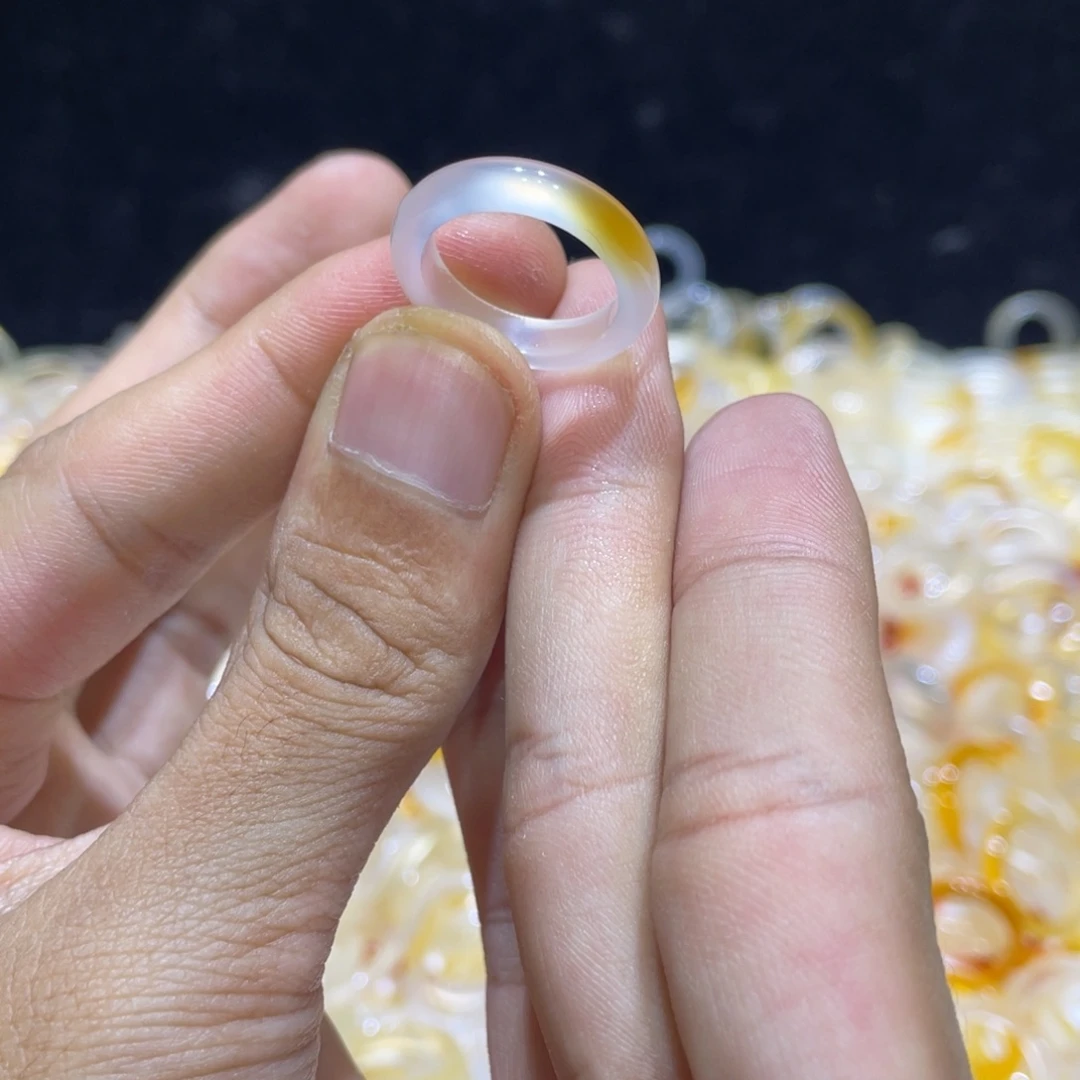 玛瑙/玉髓合金戒指31号港12