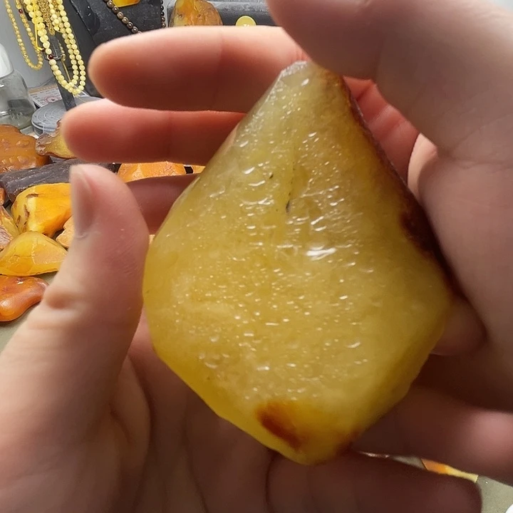 定制琥珀未镶嵌纯天然蜜蜡吊坠