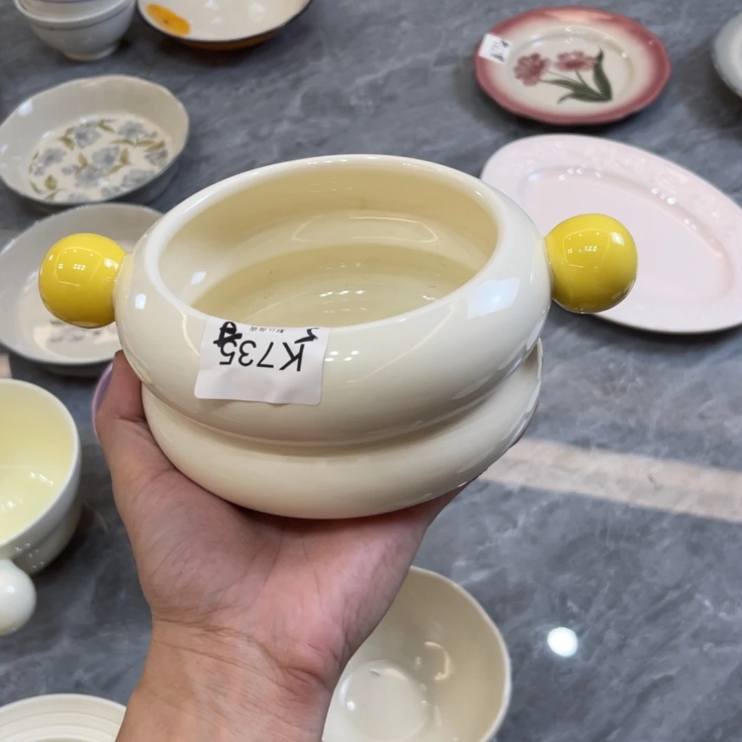 陶瓷微瑕餐具介意勿拍，满18飞！