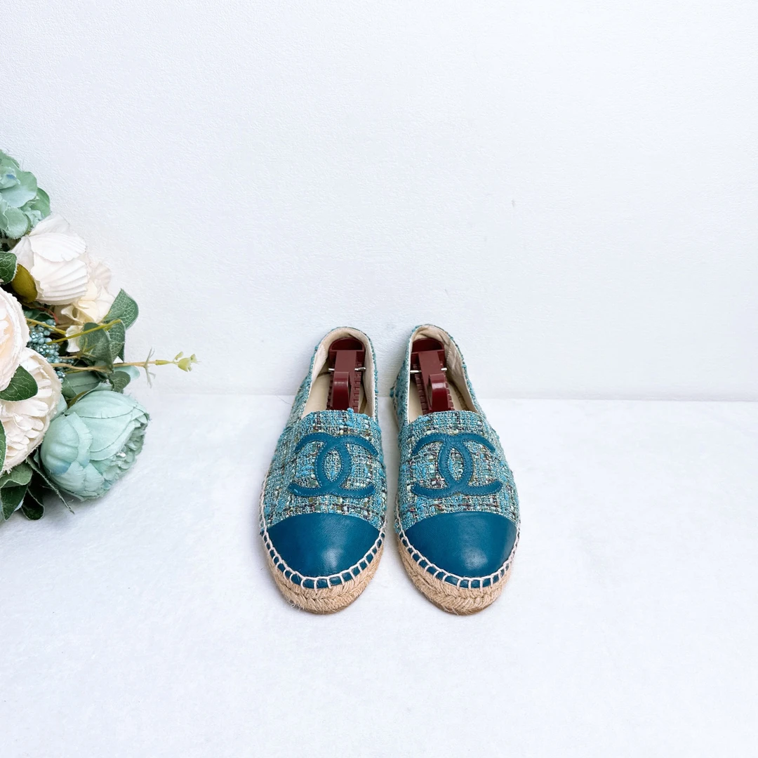 99新 Chanel/香奈儿 渔夫鞋/36码/Xspa4533