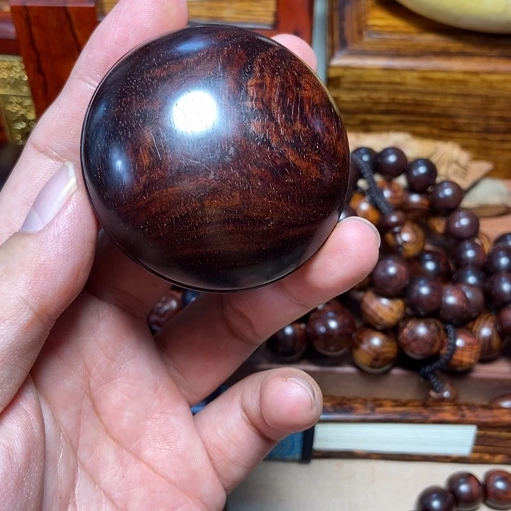 檀香紫檀（小叶紫檀）印泥盒