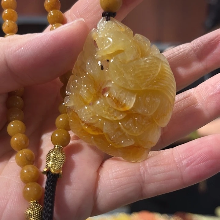 岫玉未镶嵌毛衣链