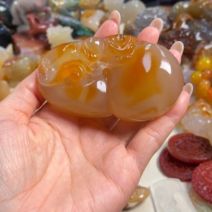 未镶嵌吊坠(不含链)玛瑙/玉髓