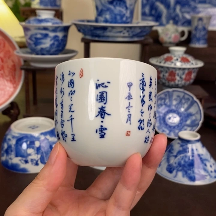 景德镇陶瓷手工手绘
