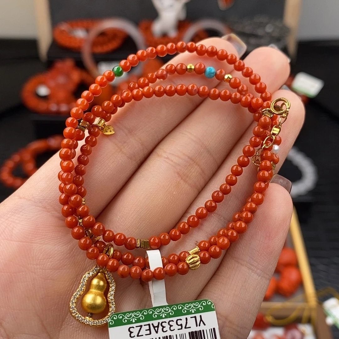 南红玛瑙未镶嵌四川凉山设计款3m多圈