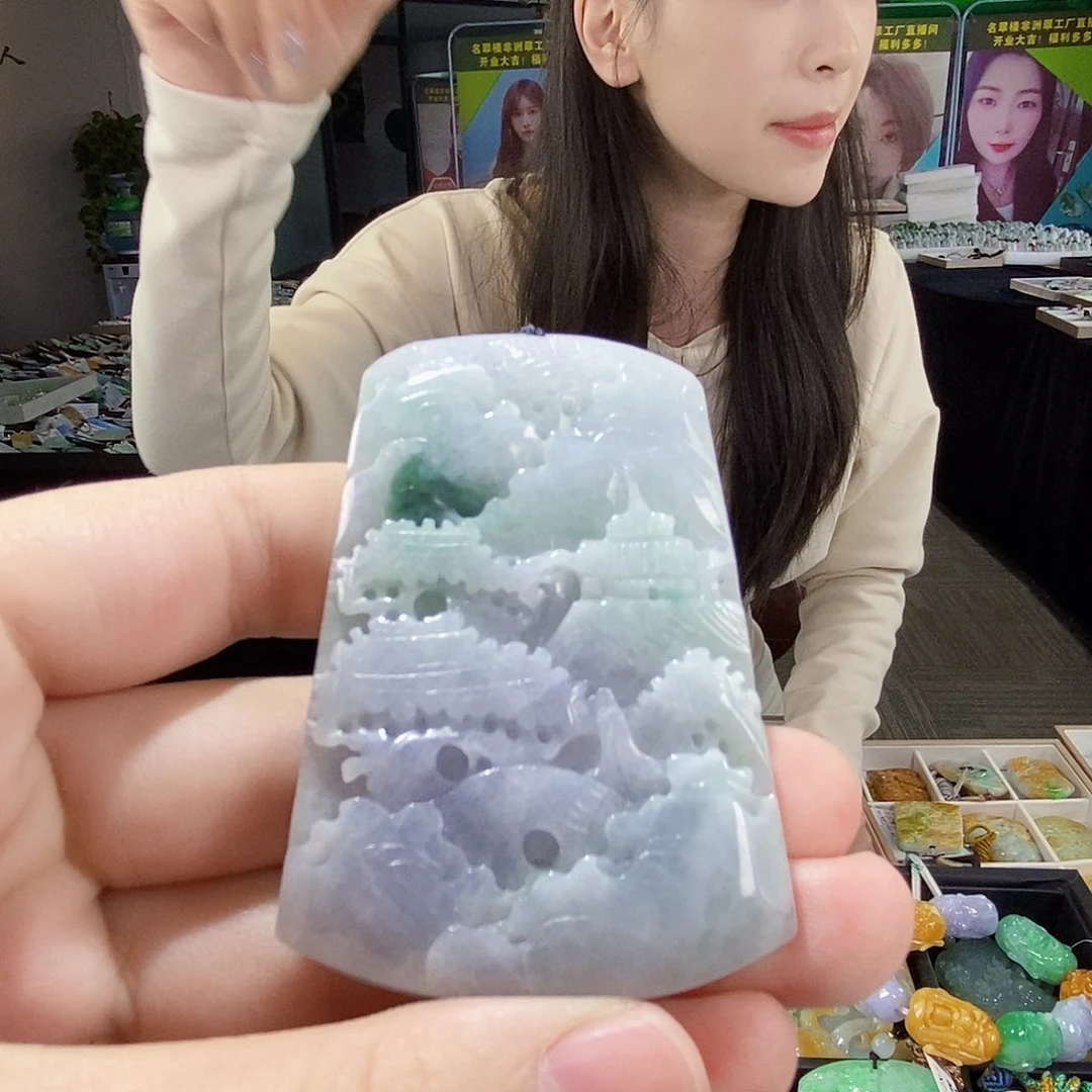 颈饰未镶嵌翡翠翡翠