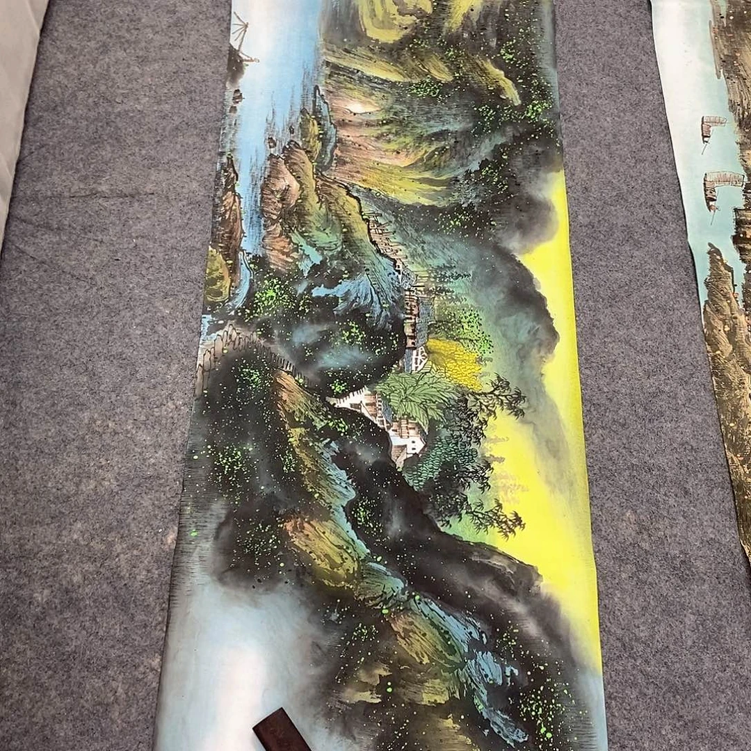 国画国画手绘作品