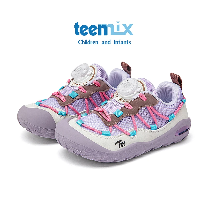 天美意新款网面旋钮户外清爽欧若风防滑轻便运动鞋T15130/T25135