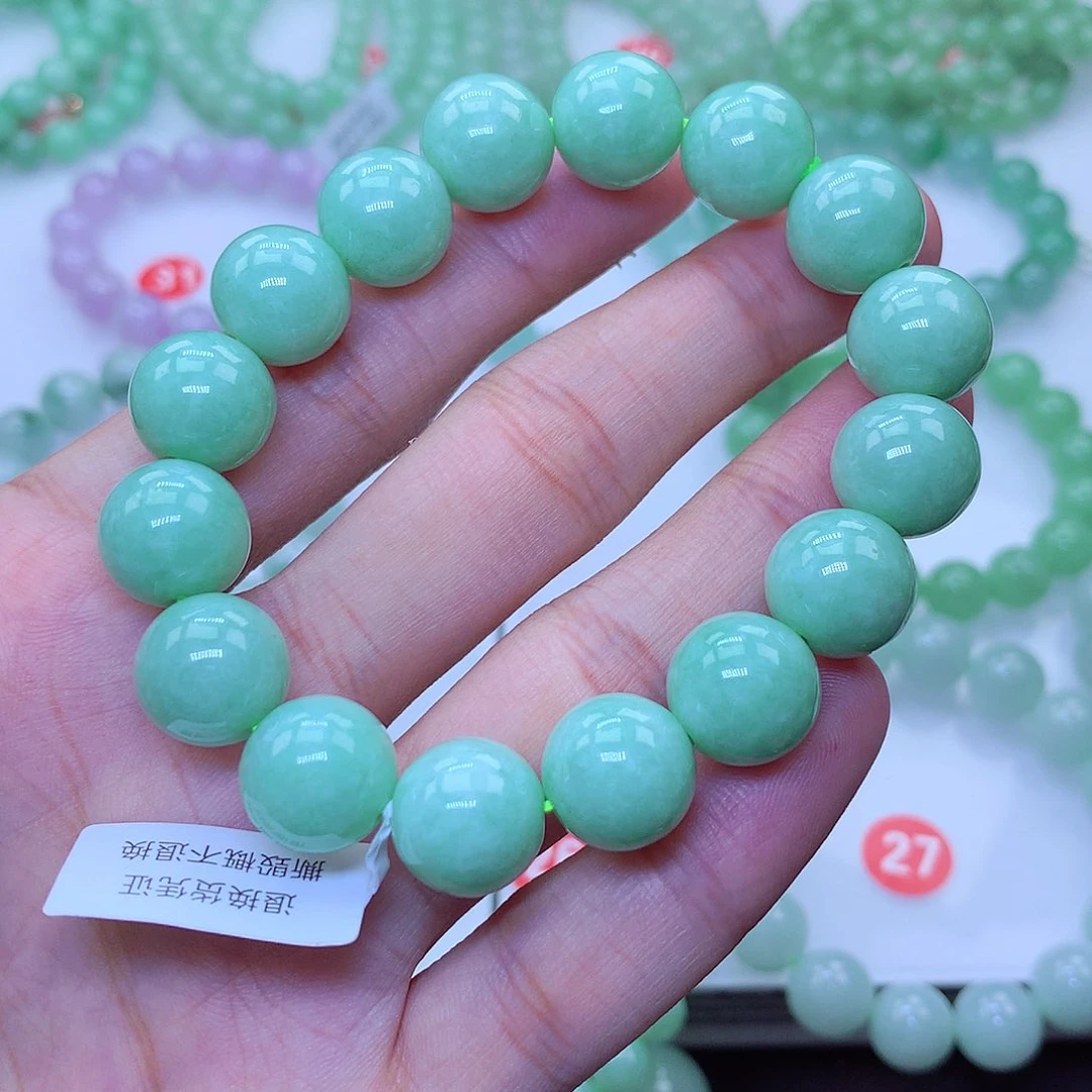 翡翠未镶嵌毛衣链