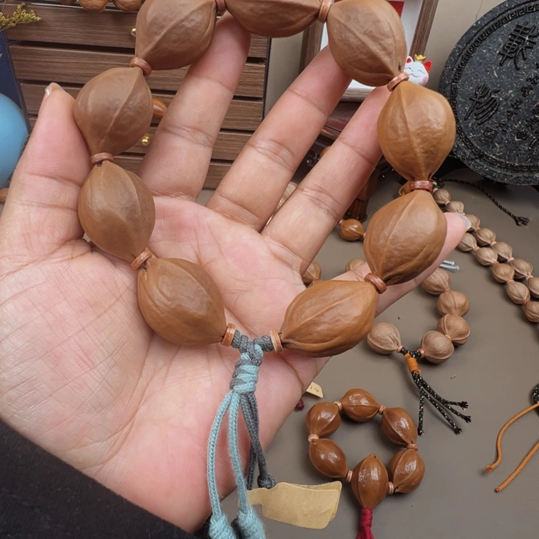 橄榄核手串/手链梅林铁核 20×29 鲨鱼背去霜款