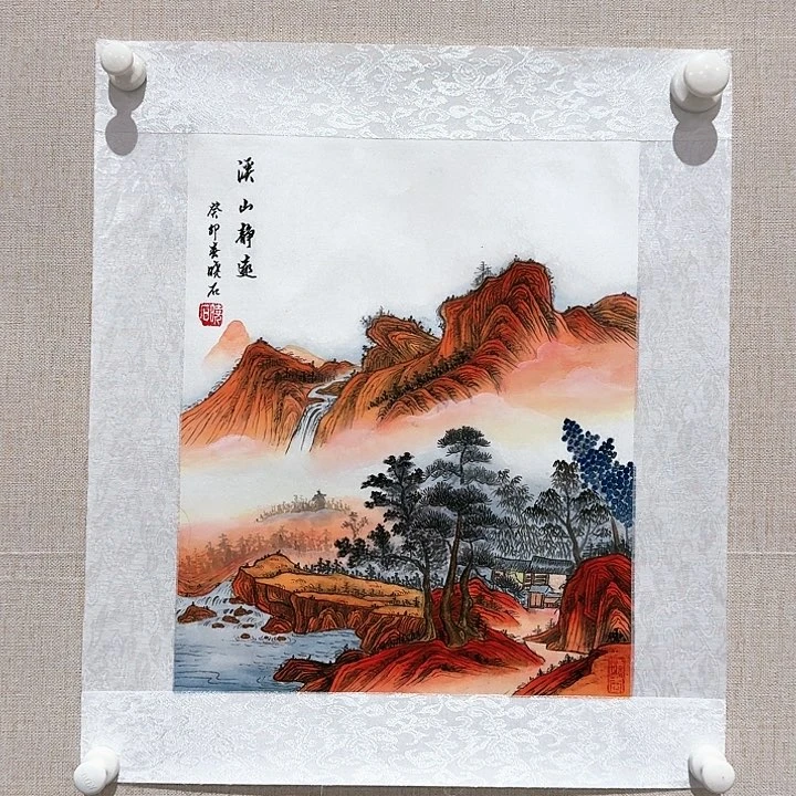 国画书法作品多次参加