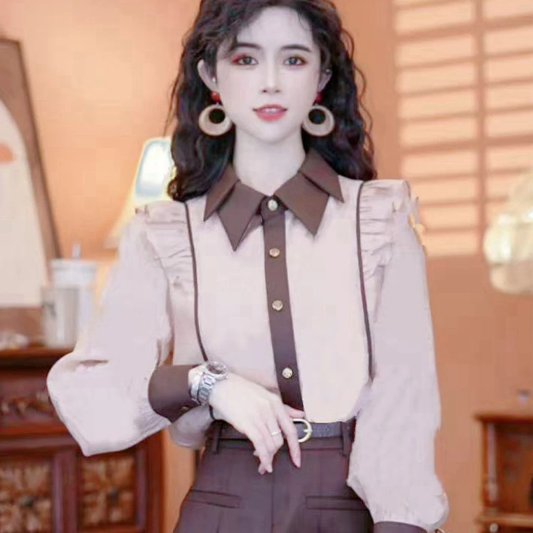 衬衫2025新款早秋女装衬衣气质上衣