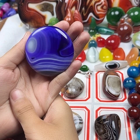 玛瑙/玉髓戒指未镶嵌