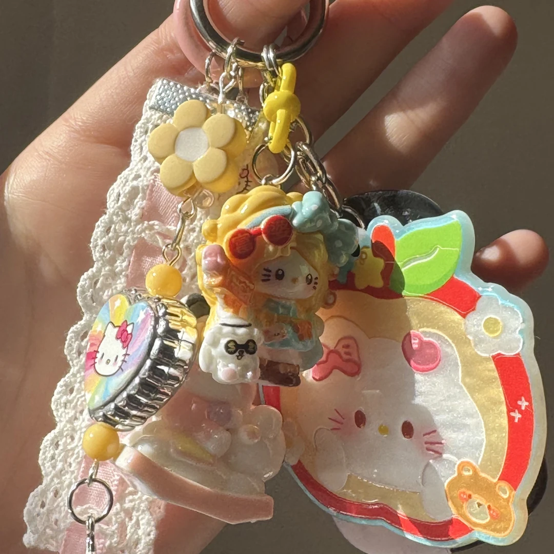 （直播间选款）树脂DIY钥匙扣手机挂件