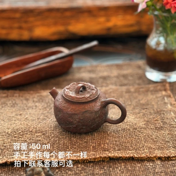 纯手工紫砂迷你壶 把玩壶