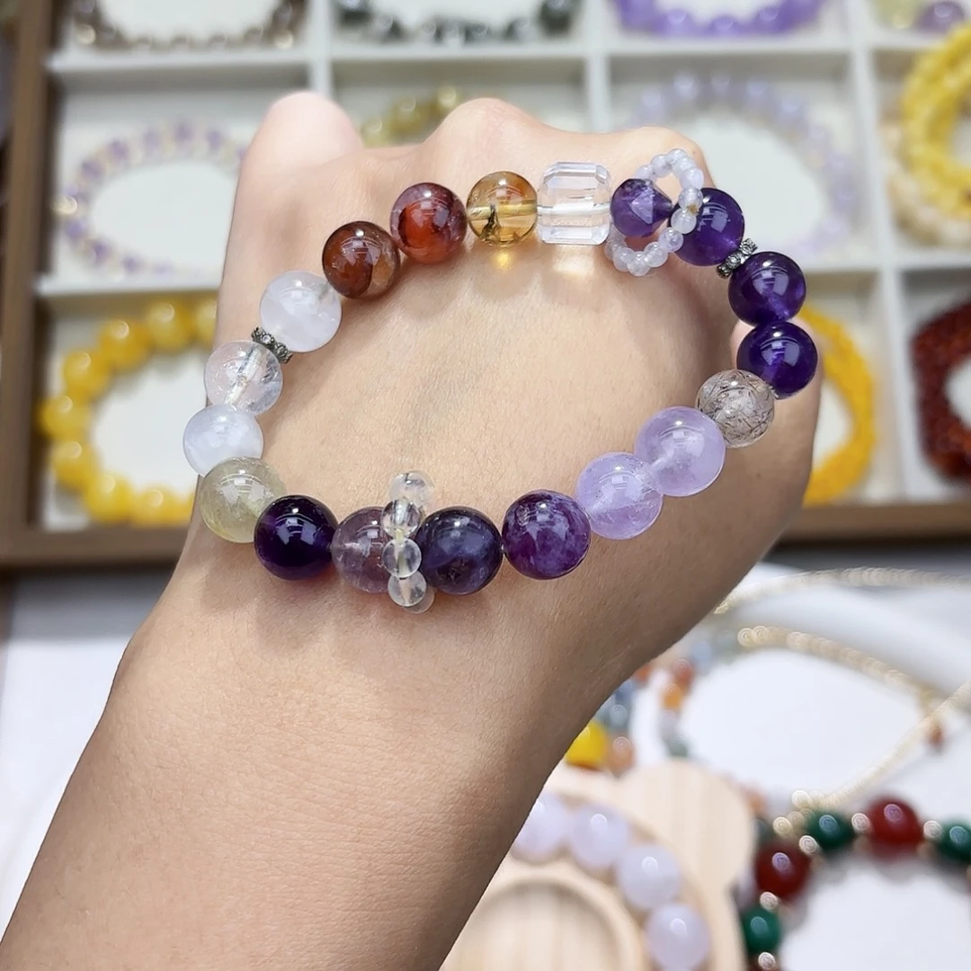 石英石纯铜设计感手串