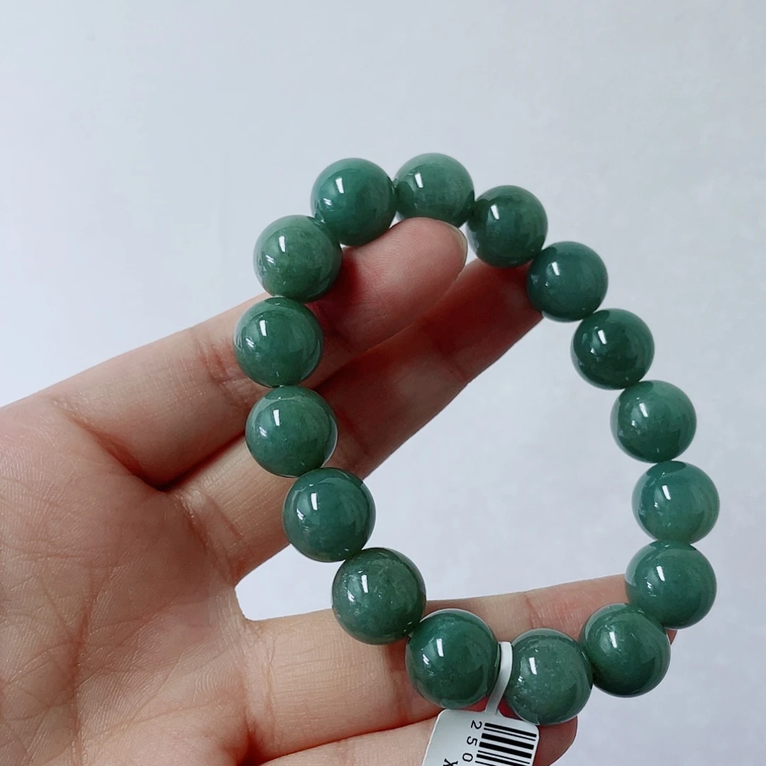 未镶嵌定制翡翠珠串