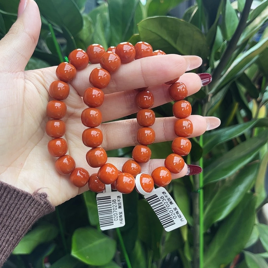 南红玛瑙未镶嵌手链11m多样性发其一