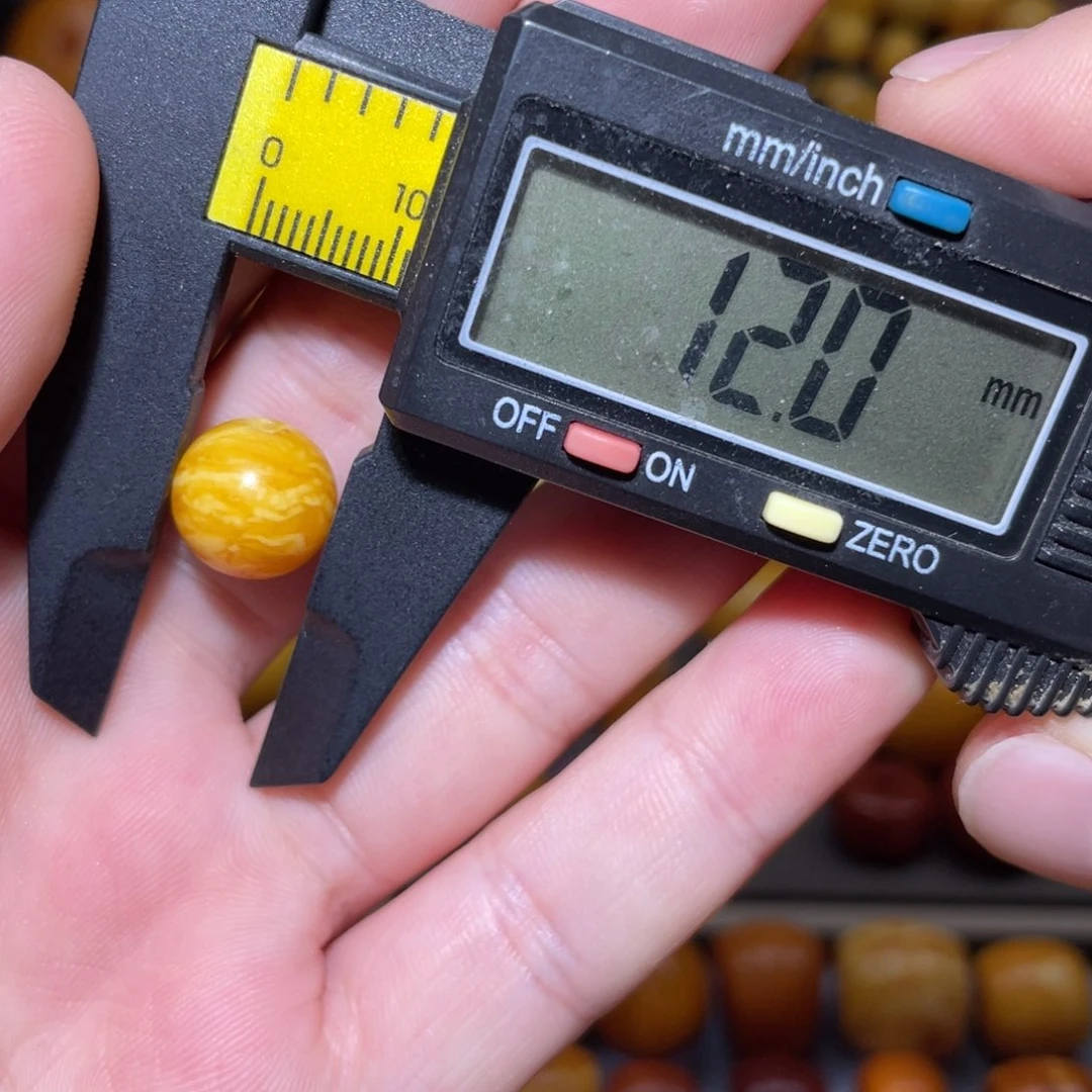 琥珀未镶嵌裸石苹果珠