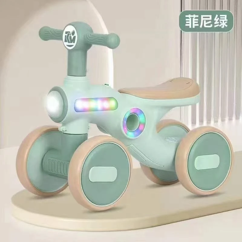 豆卡萌滑行学步车1 - 5岁男女宝宝无脚踏防侧翻四轮滑滑车扭扭车