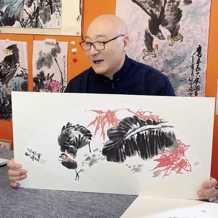 国画张圣敏先生纯手绘作品