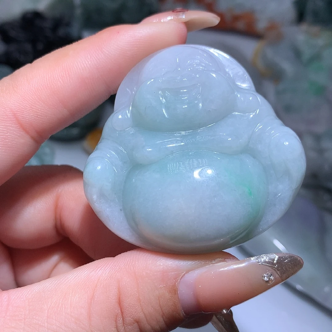 翡翠未镶嵌颈饰保真天然A货翡翠