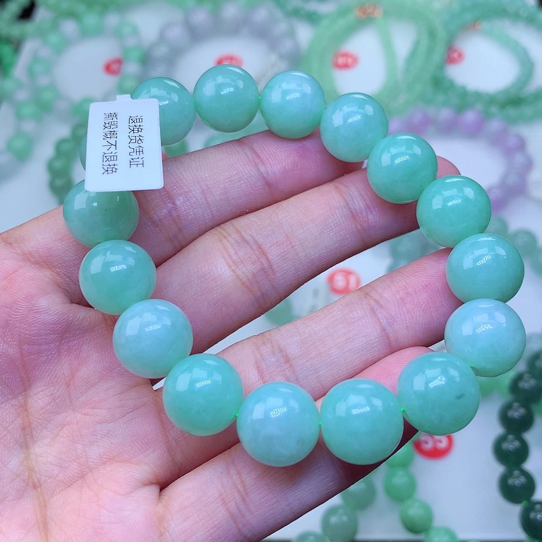 翡翠未镶嵌毛衣链