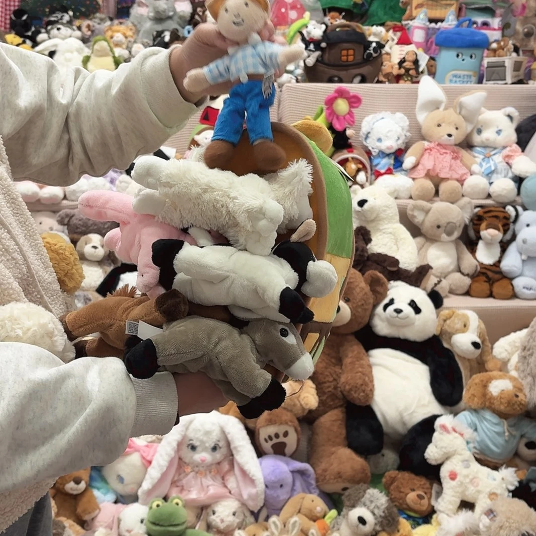 毛绒毛绒场景农场玩具