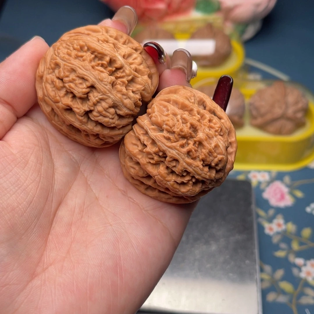 文玩核桃把件大粗筋45