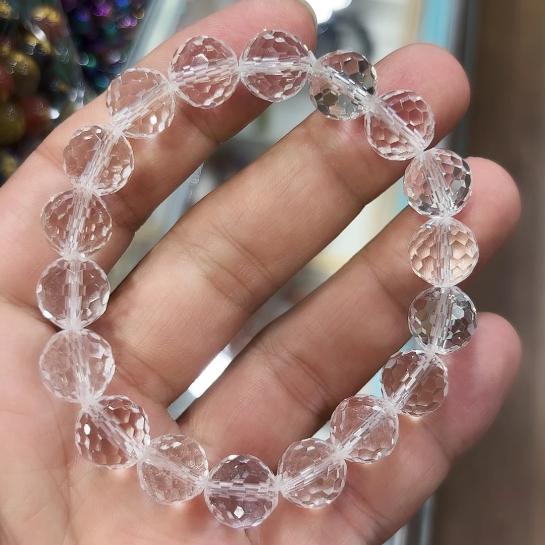 未镶嵌手串水晶刻面