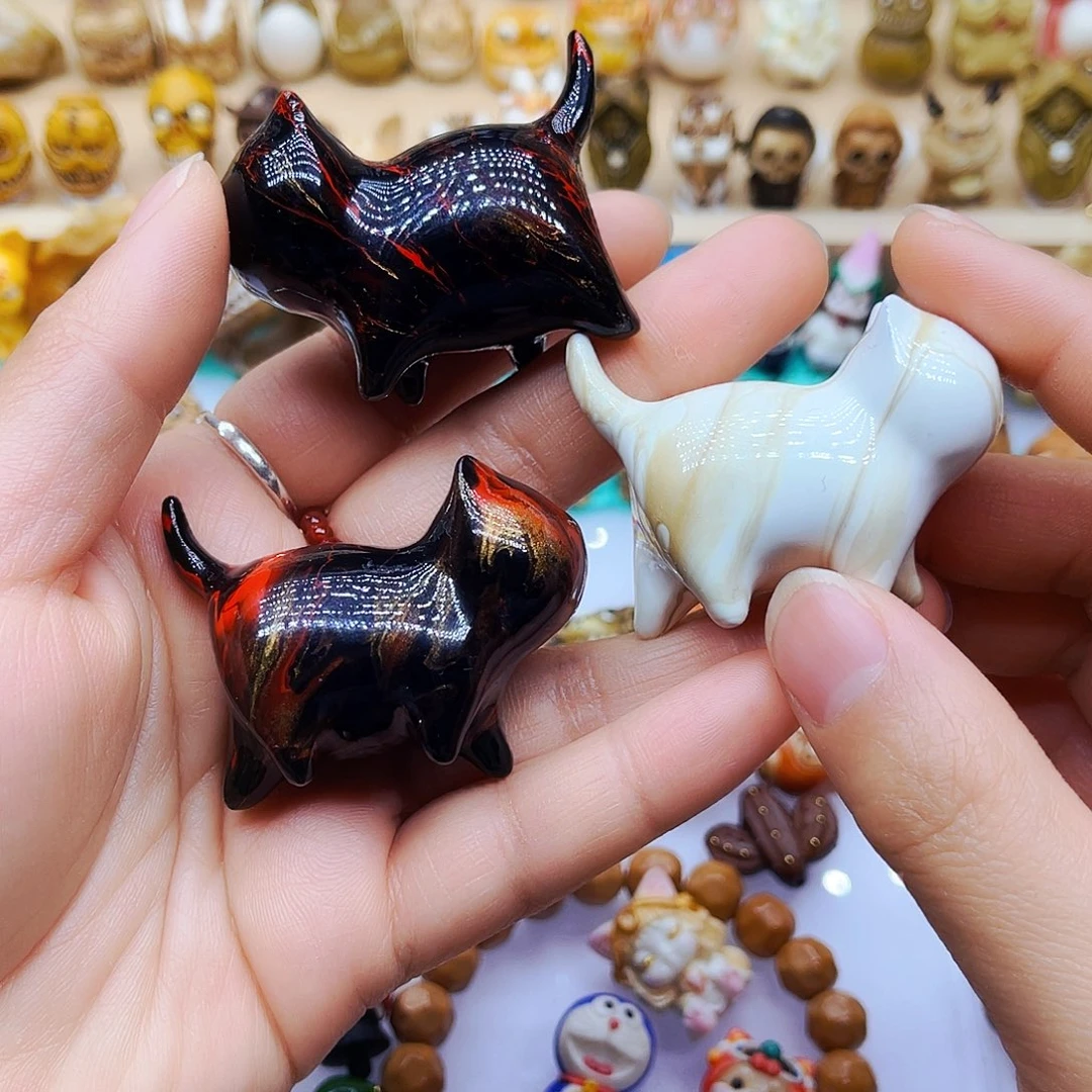 桃核吊坠手工打磨配饰