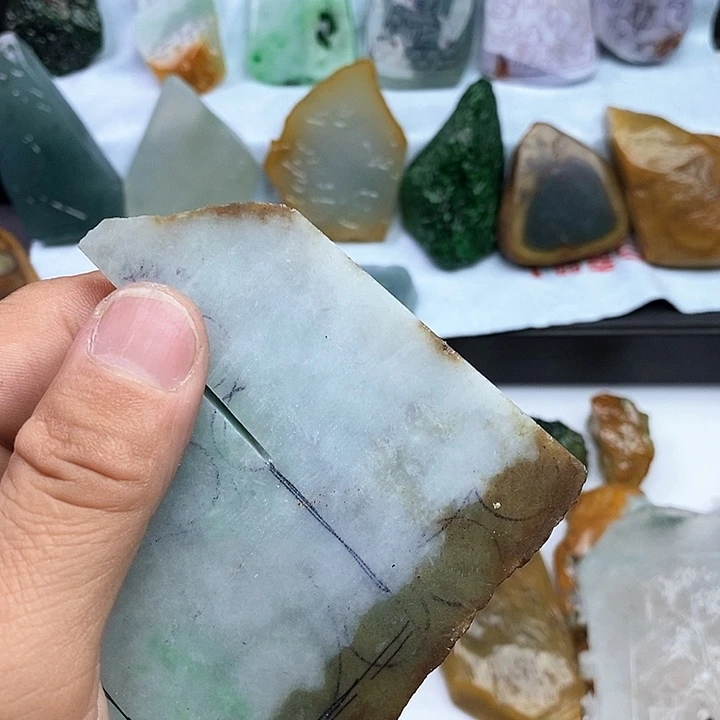 未镶嵌定制翡翠王*位天然翡翠包平安扣