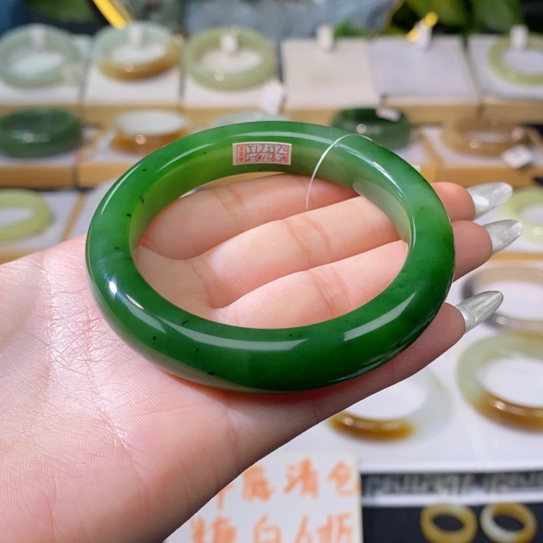 和田玉手镯未镶嵌5455