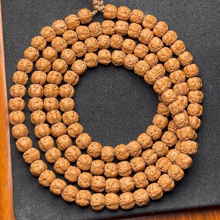 金刚菩提吊坠晨*定制收藏原装佛手108尺寸7+