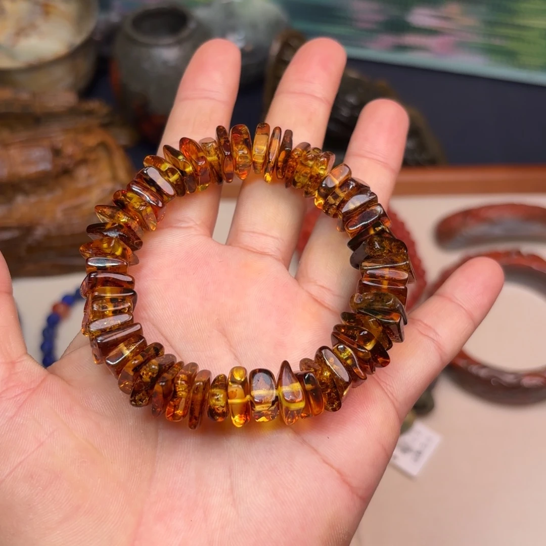 未镶嵌琥珀手链预售