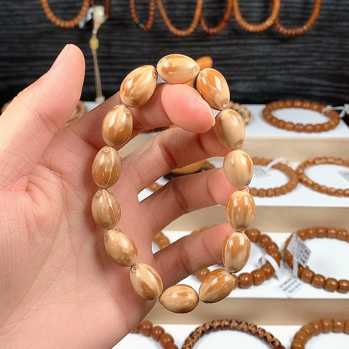 紫金鼠吊坠开播福利半实心花鼠枣珠lgz