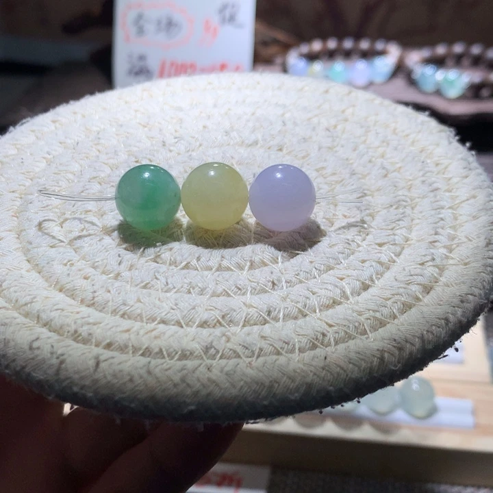 翡翠散珠75折福禄寿三彩色卡12.6-13