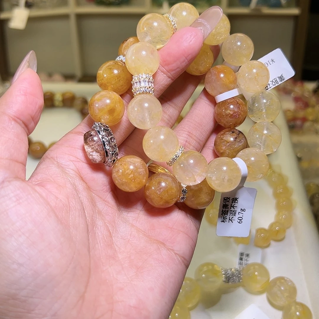水晶手链未镶嵌布**啦48小时鉴赏