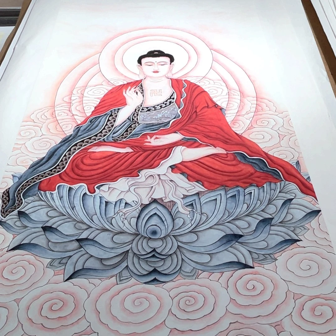 随***.国画李老师大日如来作品