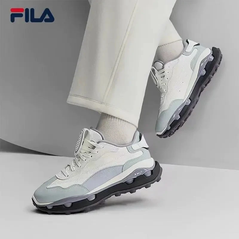 Fila/斐乐情侣KM2先锋运动鞋25冬新款叠叠鞋休闲运动鞋F12W543119