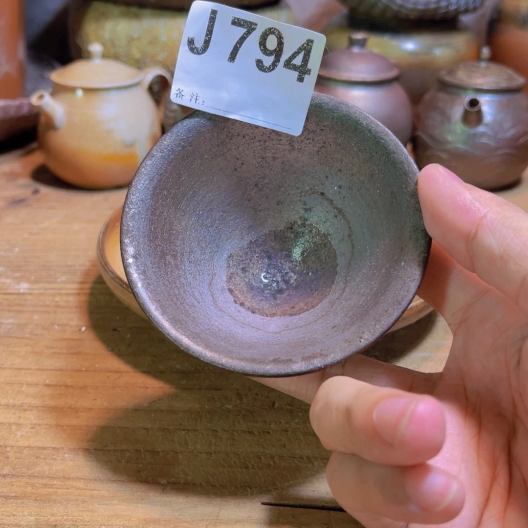 纯手工制作工艺（柴烧）裸烧纯手工制作柴烧794