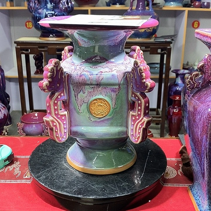 瓶中国神垕精品钧瓷